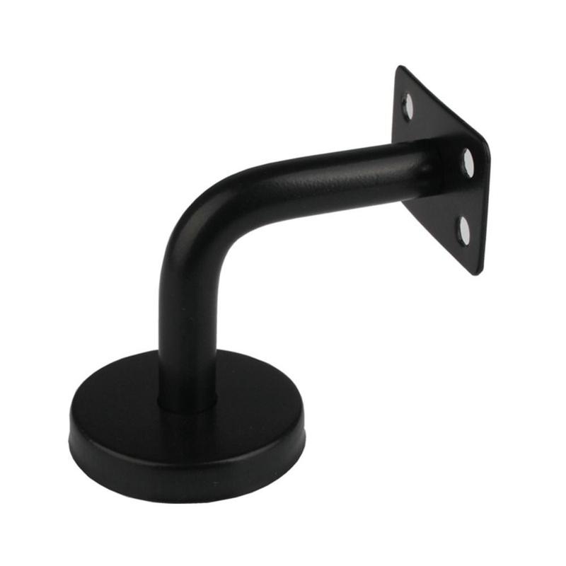 Product Introduction of 2 PCS Durable Stainless Steel Handrail Bracket Wall Support Decoration Hand Rail Holder Accessories Black Wall Support Home 11