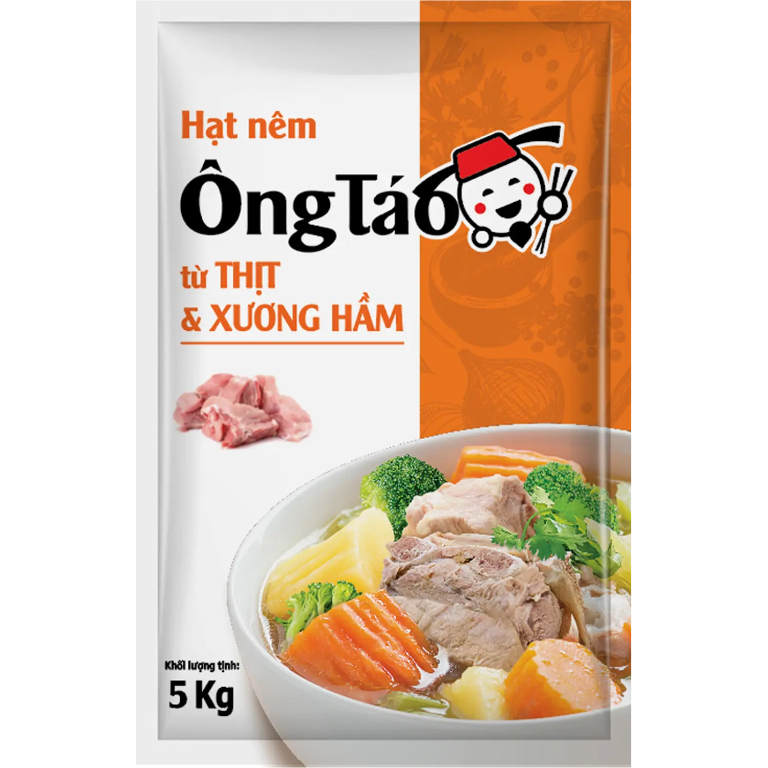 Hạt nêm Ông Táo 5kg - đậm đà tự nhiên