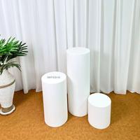 Gambar IMPODIO Podium bulat Diameter 20cm / standing bentuk tabung - Bahan Kayu MDF Alas Showcase Retail Dekorasi Studio Foto Minimalis Finishing Cat - 60 CM dari Impodio Kota Tangerang Selatan 3 Tokopedia