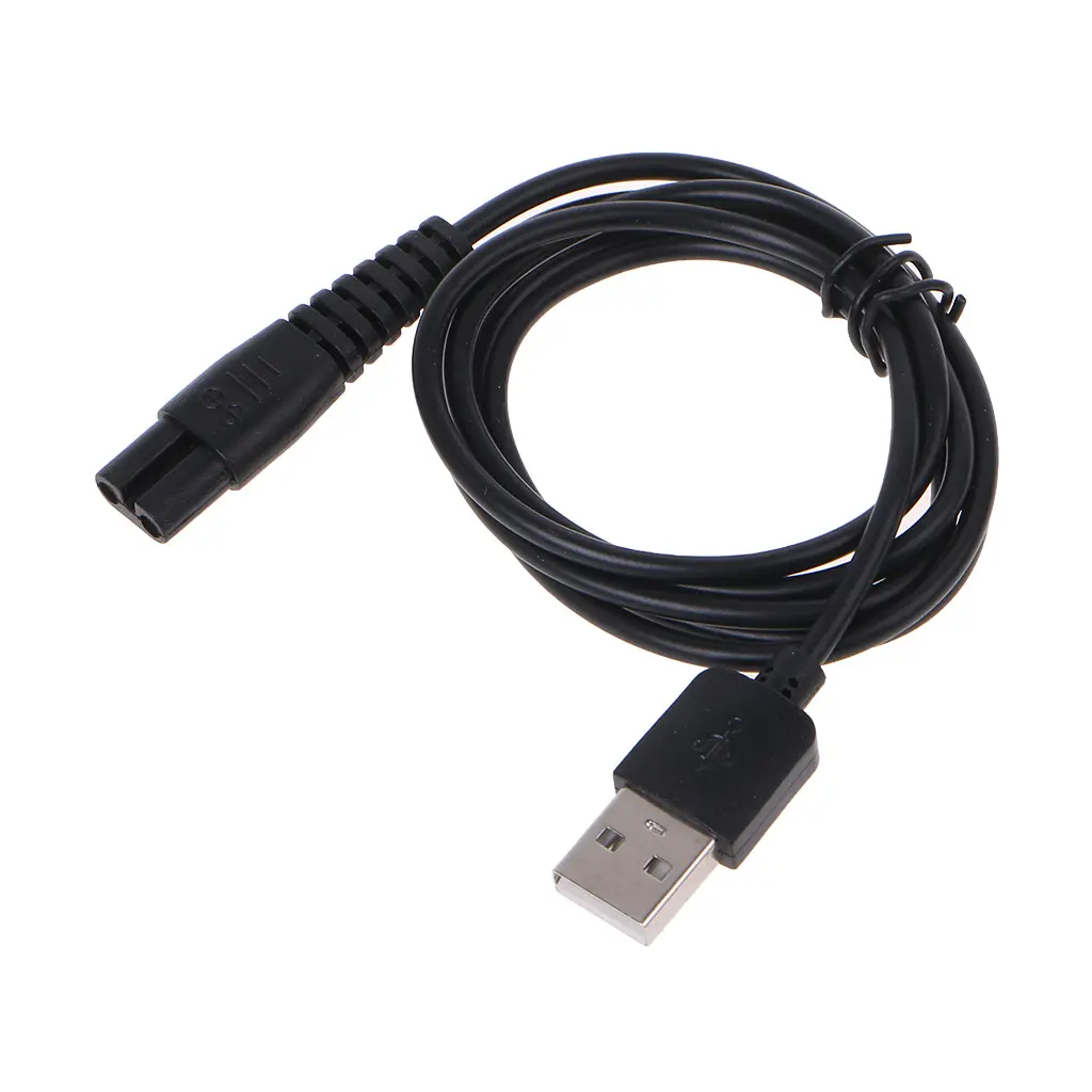 Bộ sạc máy cạo râu Điện dành cho nam giới, Cáp nguồn USB dài 100cm, Tương thích với MJTXD01SKS