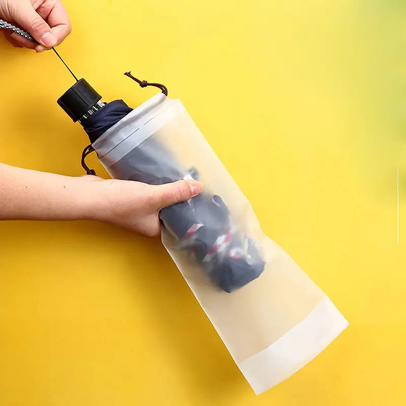 Waterproof Organizer Transparent Plastic Bag Umbrella Storage Bag