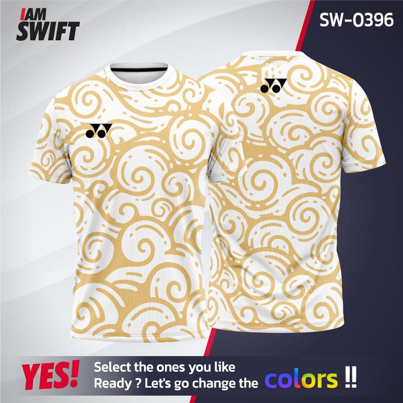 Jersey Fashion Sports T Shirt Leisure Loose Size Men's T-shirt Badminton Sports Running Pattern 3D Printed Sport Short Sleeves 3