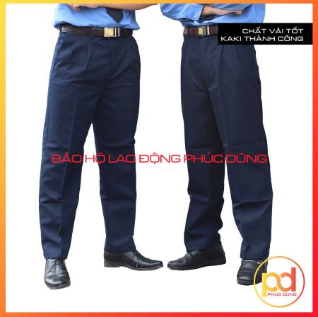 Quần tây nam đồng phục bảo vệ chuyên nghiệp chất vải kaki thấm hút mồ hôi đứng form siêu chuẩn [Nhiều màu lựa chọn] Trơn Trơn