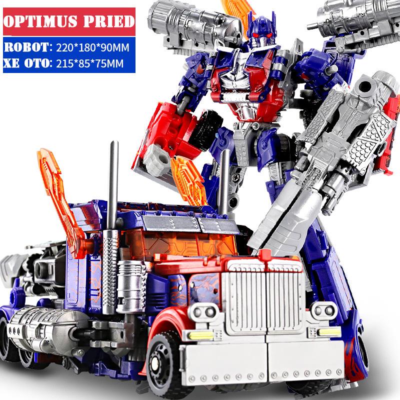 RoBot Optimus biến hình từ Siêu nhân thành Oto Autobot - Oto Biến Hình RoBot- Robot Transformer Biến Hình Mô Hình Mô Hình Robot Đồ Chơi Toy