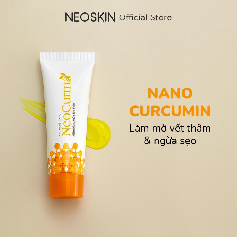 Gel nghệ hỗ trợ giảm mụn mờ thâm NEOCURMA hoạt chất Nano Curcumin tuyps 20g