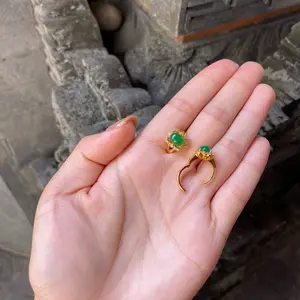 Anting Klip Giok Kotak Xuping