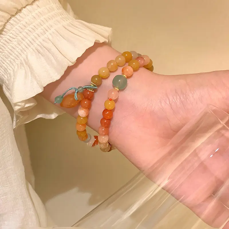 Gelang Manik-manik Labu Cina Baru Gaya Kuno Labu Ashi Desain Ornamen Tangan Untuk Gelang Wanita 4