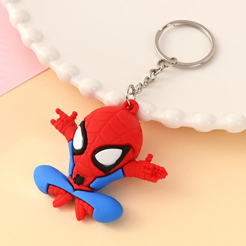 Mặt Dây Chuyền Móc Khóa Người Nhện, Chất Liệu PVC, Nhân Vật Người Nhện Đỏ, Móc Chìa Khóa Anh Hùng, Mặt Dây Chuyền Chìa Khóa Ô Tô Tự Làm, Mặt Dây Chuyền Đồ Trang Trí Túi Xách, Mặt Dây Chuyền Quà Tặng, # 458179 6
