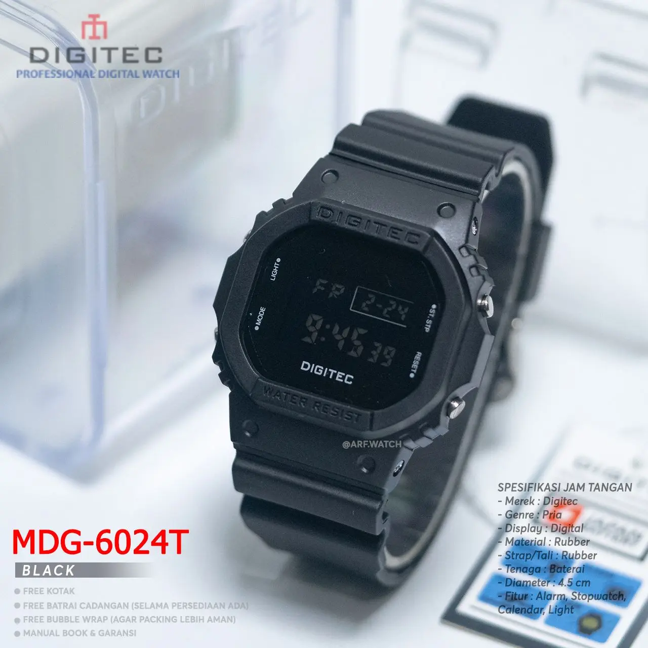 Jamtangan Pria Digital DIGITEC MDG-6024T