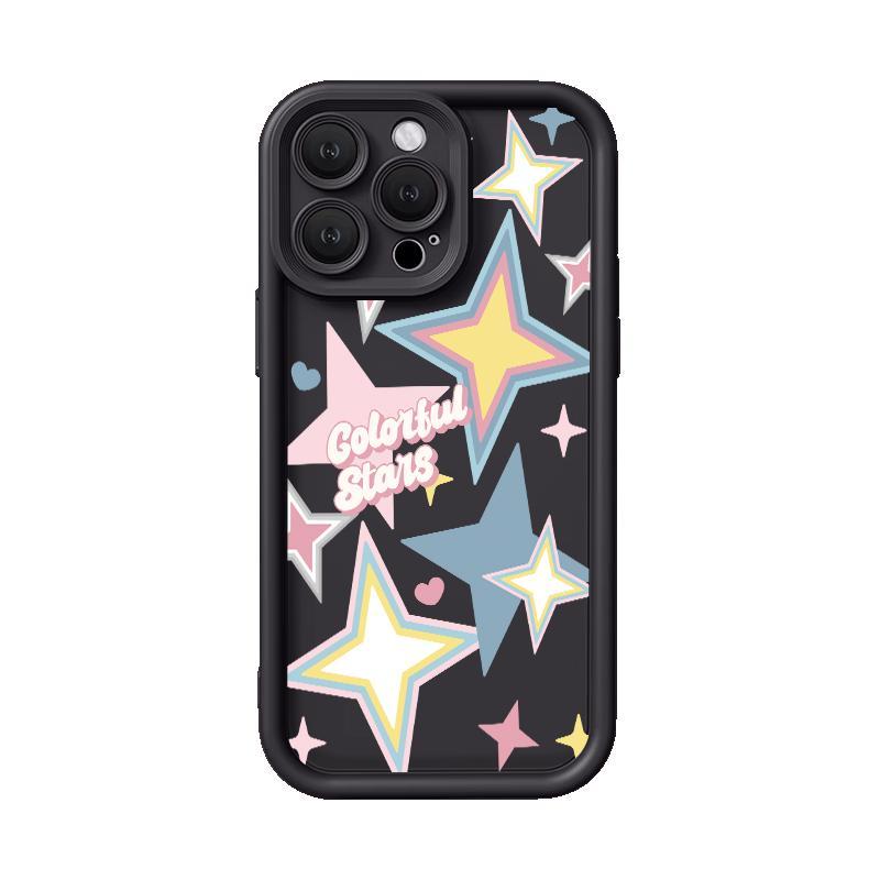 Casing Kamera Pro untuk VIVO Y17 X50 Lite Y01 Y02 Y02A Y02t Y03 Y10 Y10 T1 Y11s Y12 Y12a Y12s Y15 Y15s Y15a Y15c Y16 Y17s Y18 Y18e Y19 Y1s Casing Lunak Bintang Keren Slikon untuk Ponsel 7
