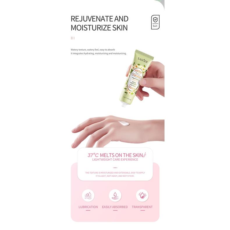 Product Introduction of SADOER Perfumes Moisturizing Hand Cream 30g 5