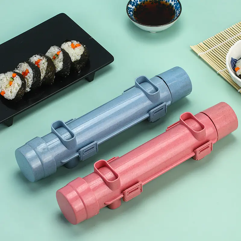 Sushi Maker Sushi Making Alat Gulung Cetakan Pembuat Bento Makanan Jepang Nasi Nori Lengkap Unik Kitchenware 3