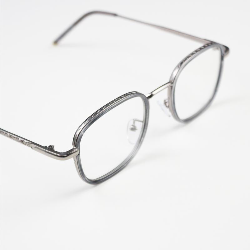 Product Introduction of [Silver] Gọng mắt kính Titanium cao cấp, Vintage Silver hàng nhập Nhật, bảo hành 3 năm, có thể thay mọi loại tròng mắt. Kính Mắt Mắt Kính Tròng Kính Nam DP76 5