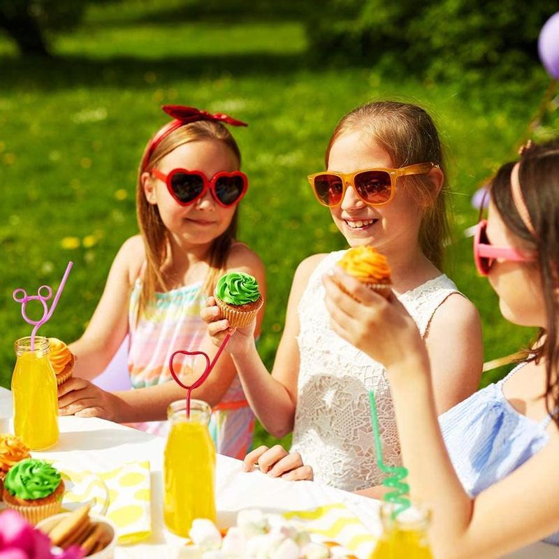 Ống hút dùng một lần, thiết kế uốn cong sáng tạo, hình dạng bất thường 3