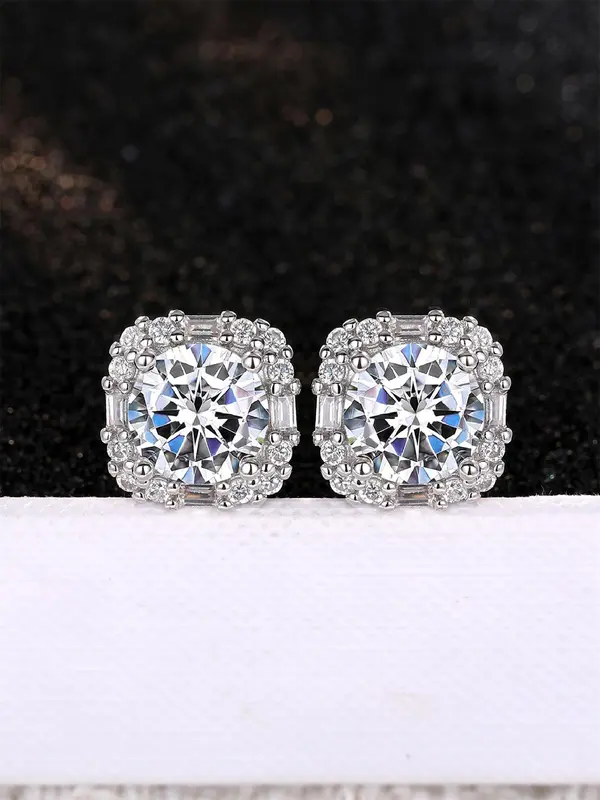 Elegant Rhinestone Decorated Stud Earrings, Fashionable Jewelry for Women for Party, Daily Clothing Decor, Trendy All-match & Exquisite Jewelry for Birthday Gift 3