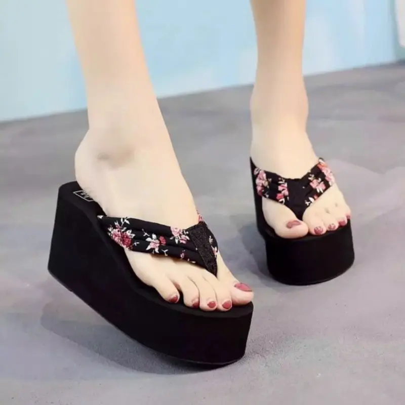 Dép xốp phối hoa 7p DéP Shoes GiàY Nữ 0