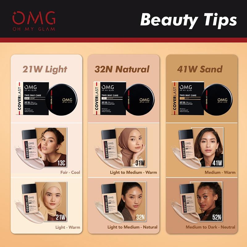 OMG Oh My Glam Coverlast Two Way Cake 12 g 5