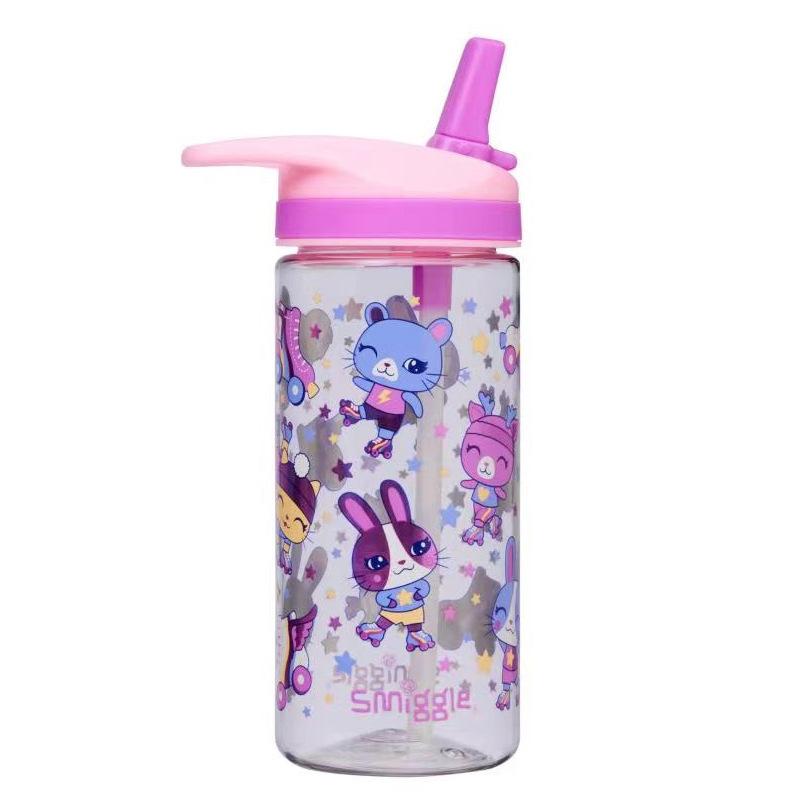 Product Introduction of Australian Smiggle Silicone Mouth Straw Kettle Elementary School Student Water Cup Children Tumbler 8