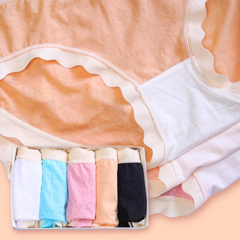 Combo 5 Quần lót freesize phù hợp mọi vóc dáng Q5518 quần lót khử mùi an toàn cho sức khỏe đáy kháng khuẩn Đồ Lót 12h 2