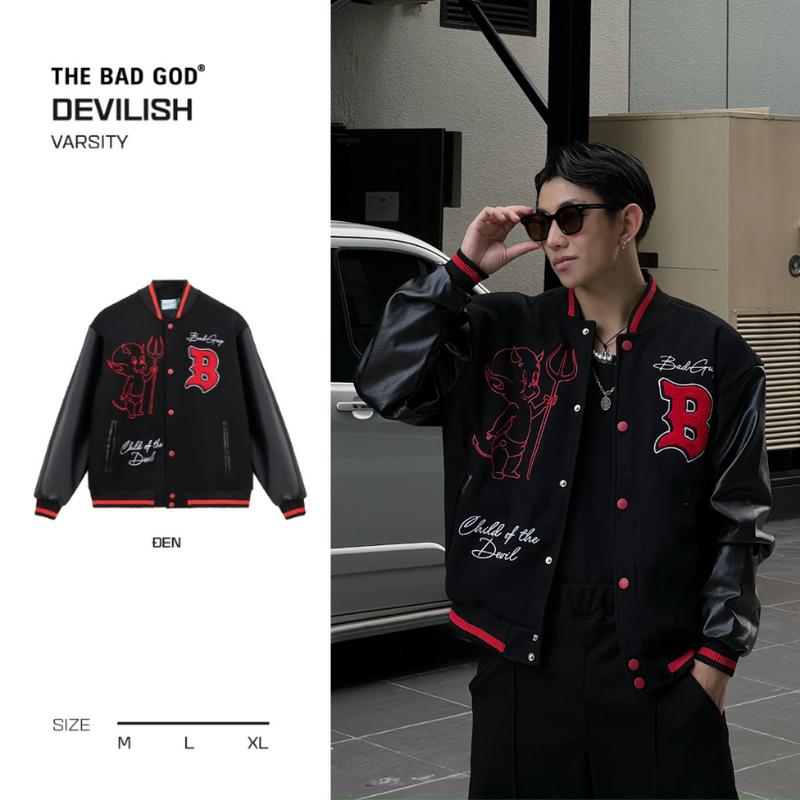 Áo Varsity Jacket Nam The Bad God DEVILISH - Menswear Dài Tay