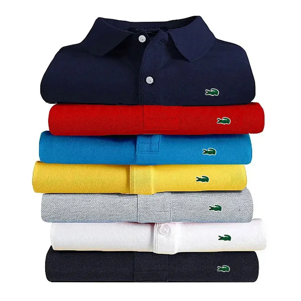 Áo Thun CARTELO Polo Thêu, Cực Lớn, Dành Cho Nam, Bộ Sưu Tập Năm Mới 2024, Thích Hợp Cho Mùa Hè, Công Sở Và Đi Chơi, Vải Thoáng Khí, Có Cột Ve Áo, Quần Áo, Có S-6XL
