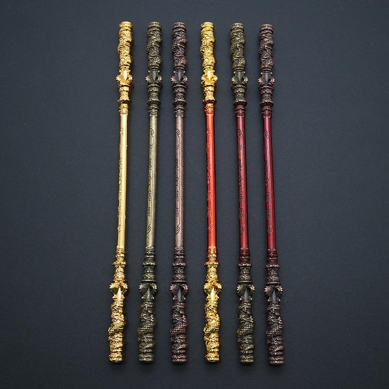 Product Introduction of 22cm Black Myth WuKong Game Ruyi Golden Cudgel Metal Handicrafts Sun Wukong Monkey King  Game Peripherals Children's Toys 14