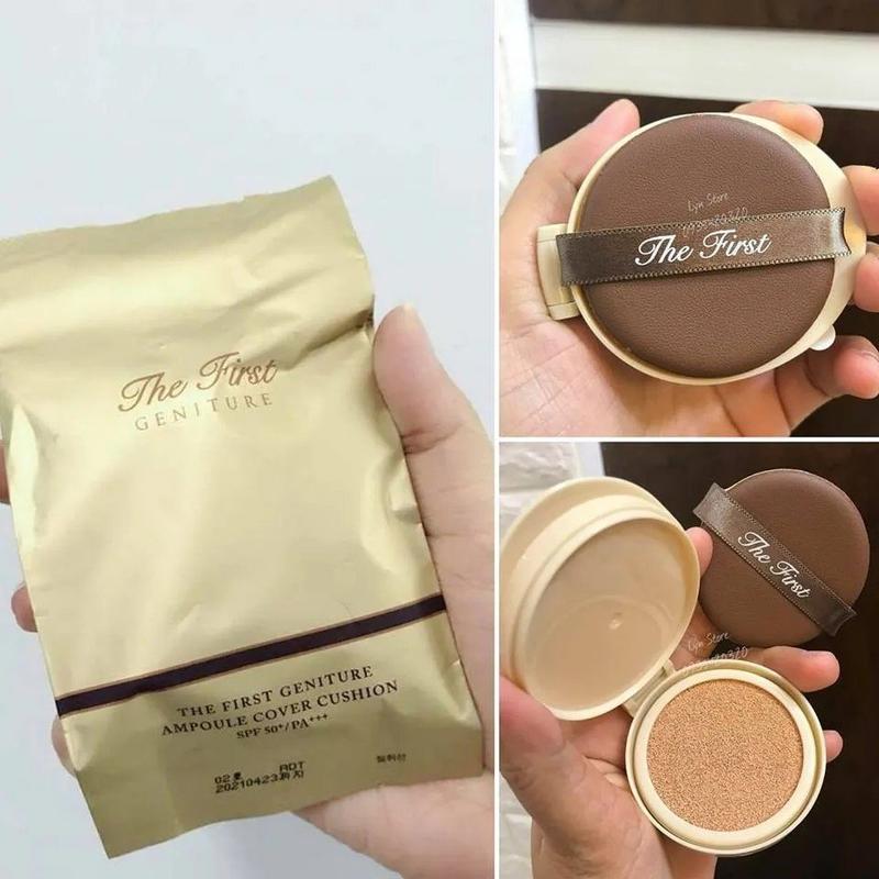  L01. Lõi Phấn Cushion tinh chất vàng OHUl the first - Kem Nền Trang Điểm Women Hàn Quốc Cosmetic Mỹ Phẩm 