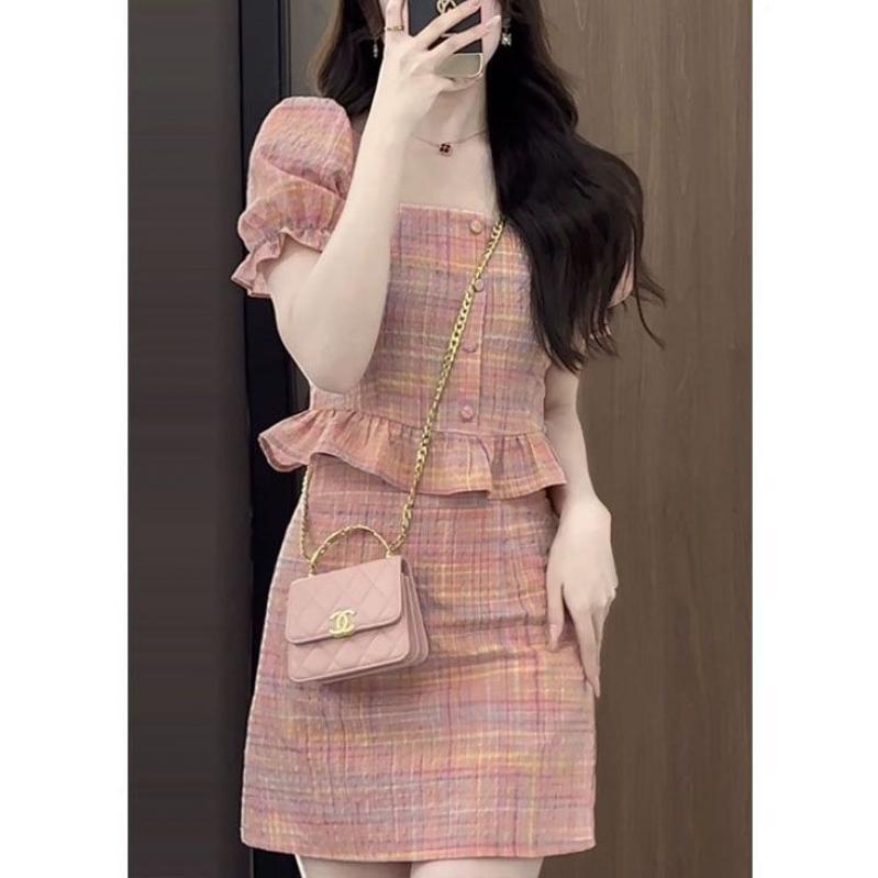 Review For Plaid Shirt + High Waist Skirt YV40347