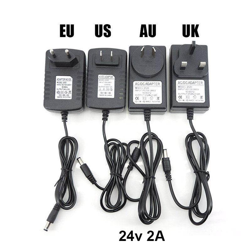 AC To DC 24V 24 Volt 2A 2000ma Power Supply Adapter Transformer Charger AC To DC 24V 24 Volt 2A 2000ma Power Supply Adapter Transformer Charger