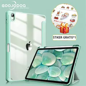 【GOOJODOQ】 upgrade Casing iPad Air 4 Air 5 Case for iPad 9th Generation Case for iPad Pro 11 12 9 Cover Air 5 2022 10”2 8th 10th 9 Generation Case Penutup Cases