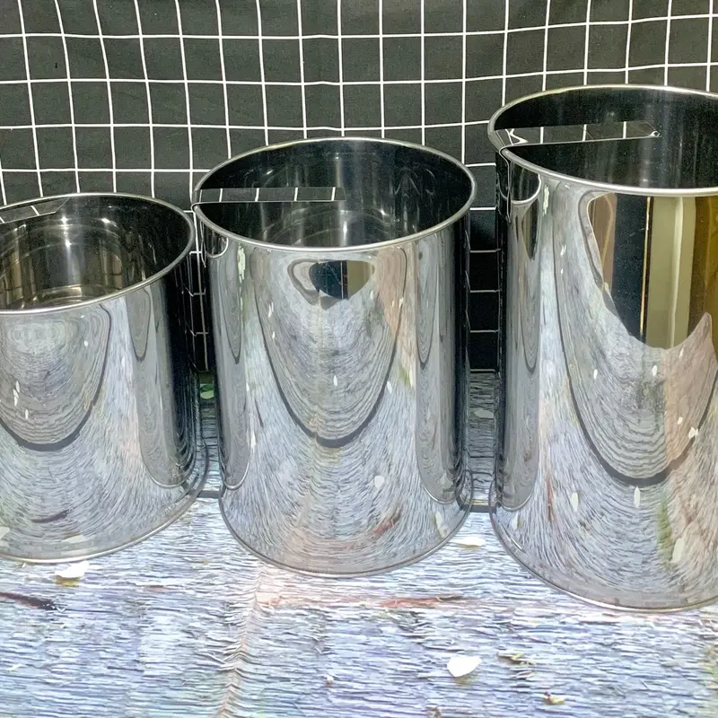 Ống trụng phở / Lòng trụng phở, trụng hủ tiếu inox 430 (đường kính miệng ống 19.5cm, 6 size) 3