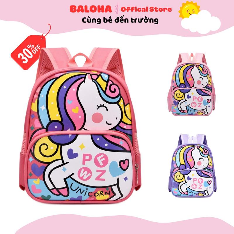 Balo cho bé, balo mẫu giáo nhà trẻ bé gái bé trai từ 2 đến 5 tuổi nhiều hình đáng yêu