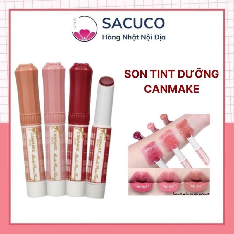  Son tint bóng Canmake Muchi Puru Tint nhiều dưỡng - Nội địa Nhật 