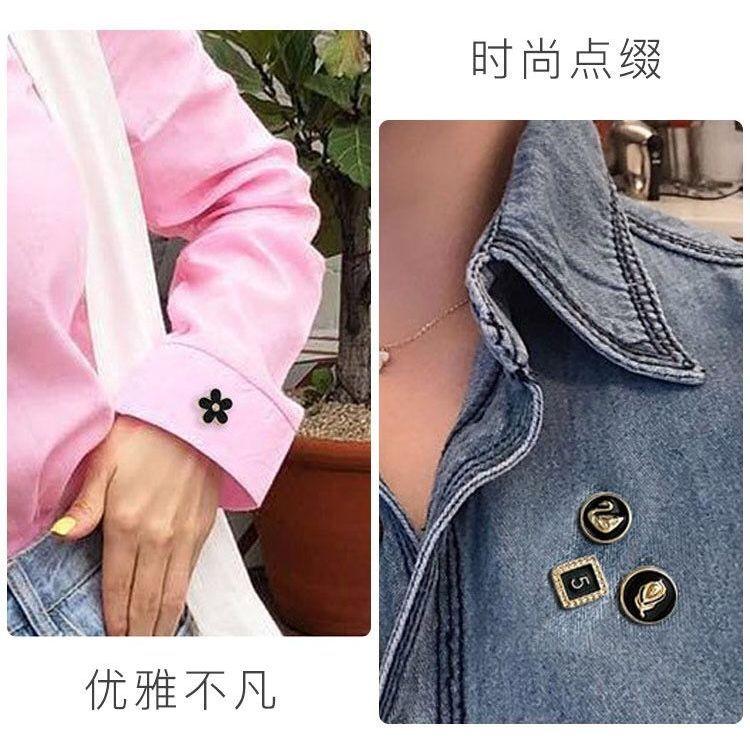 Product Introduction of Nút Áo Sơ Mi Chống Rò Rỉ, Chụp Chặt Ẩn Không Cần May, Trâm Cài Chốt Bấm Có Thể Tháo Rời Phong Cách Instagram, Chốt Vô Hình Thông Dụng Cho Phụ Kiện Quần Áo 12