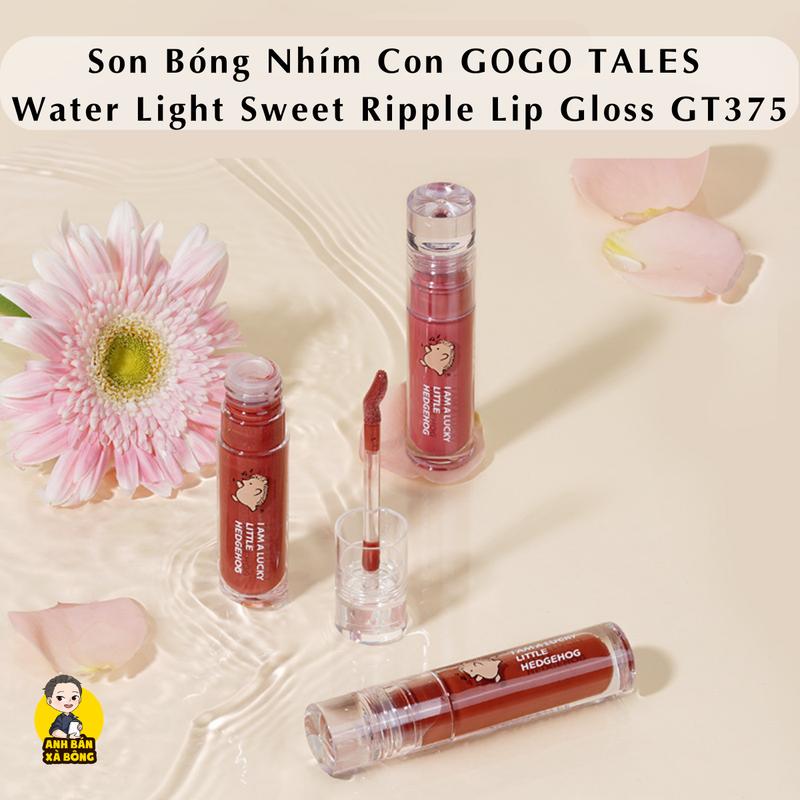 Son Bóng Nhím Con GOGO TALES Water Light Sweet Ripple Lip Gloss GT375
