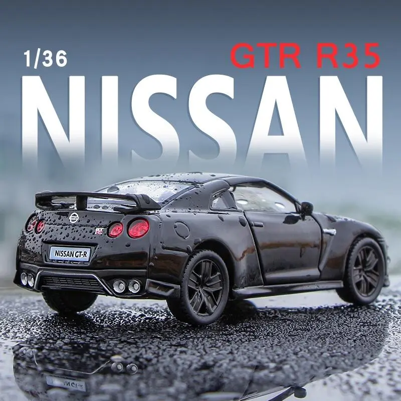 Nissan GTR R35, Kereta Sukan, T l Skala 1: 36, Mainan - TikTok Shop ...