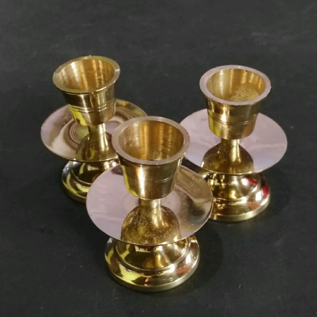 Tempat Lilin Candle Holder Brass Kuningan