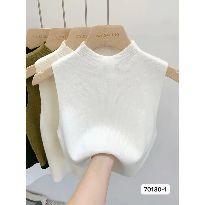 COD- Tanktop Knit - Tang top Wanita Rajut (T232) - Atasan Wanita Tanpa Lengan- Inner Dalaman Wanita 1