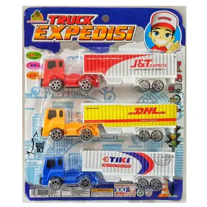 MAINAN MOBIL MOBILAN TRUK EKSPEDISI OCT6355 MAINAN TRUK ISI 3PCS