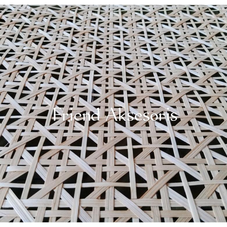 Anyaman Bambu Alami Motif Batik - Friend Aksesoris Kerajinan 5