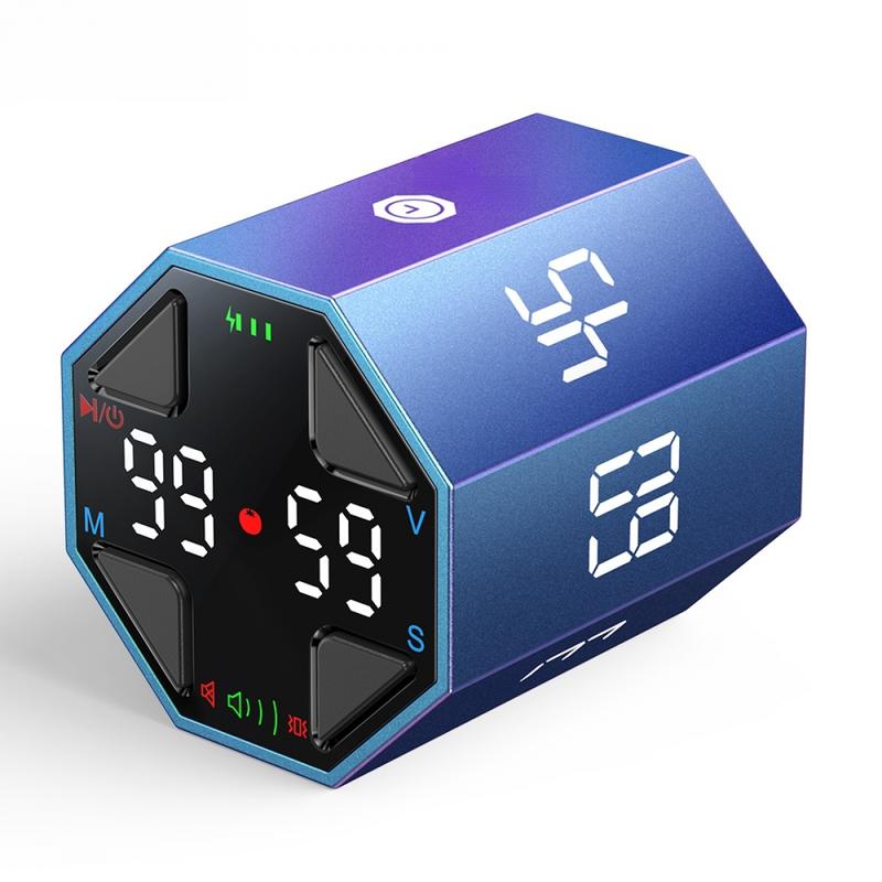 Octagon Pomodoro Timer Clock, Desk Productivity Cube Timer, ADHD ...