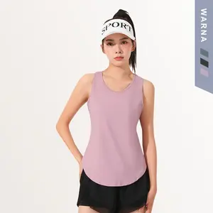 YOUMI Atasan Tanpa Lengan Olahraga Wanita