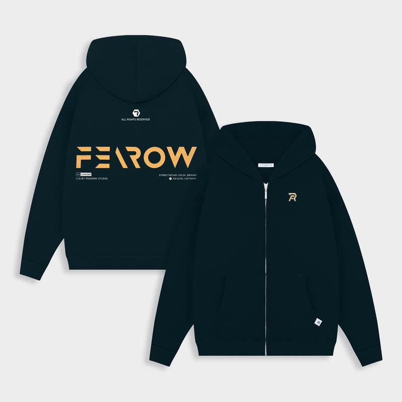 Áo Hoodie Zip Fearow Signature 2022 - Màu Navy / Fw401