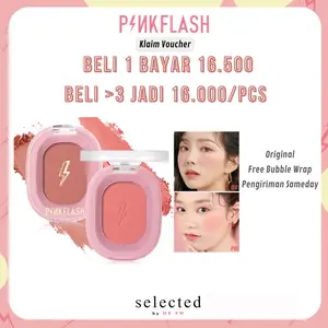 PINKFLASH OhMyHoney Blush On Soft Powder Naturally Pigmented 9 Warna Blushon PF-F01
