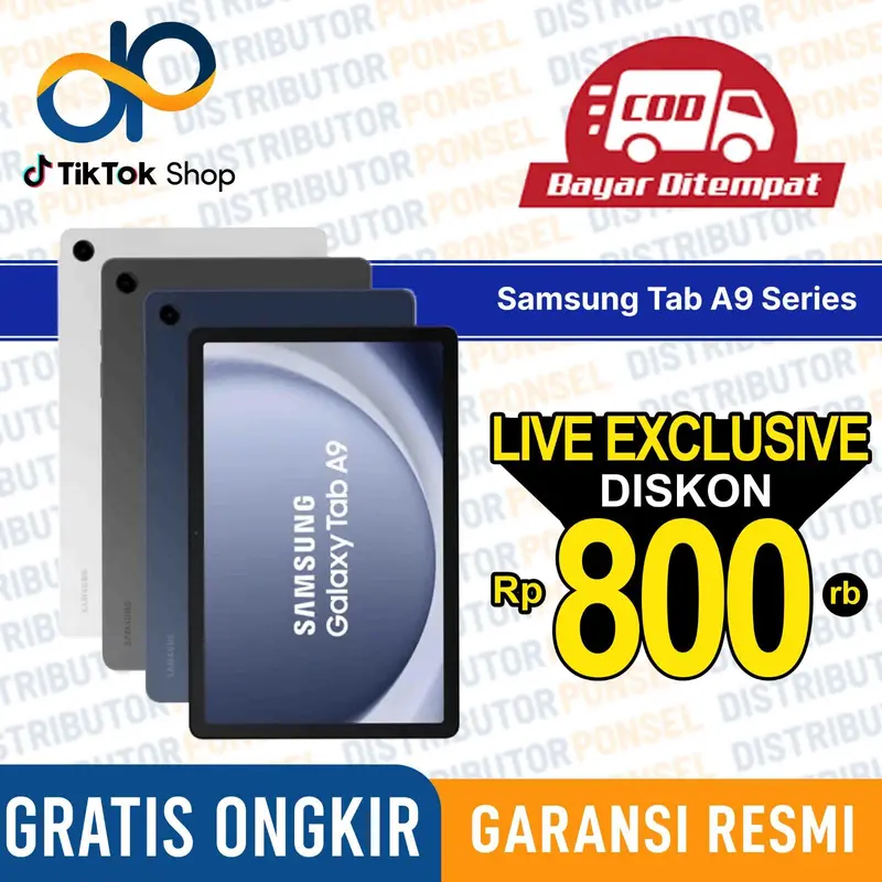 [Special Wenny Wijaya] TABLET Samsung Galaxy Tab A9 Plus A9+ WiFi 8/128GB 4/64GB Garansi Resmi 0