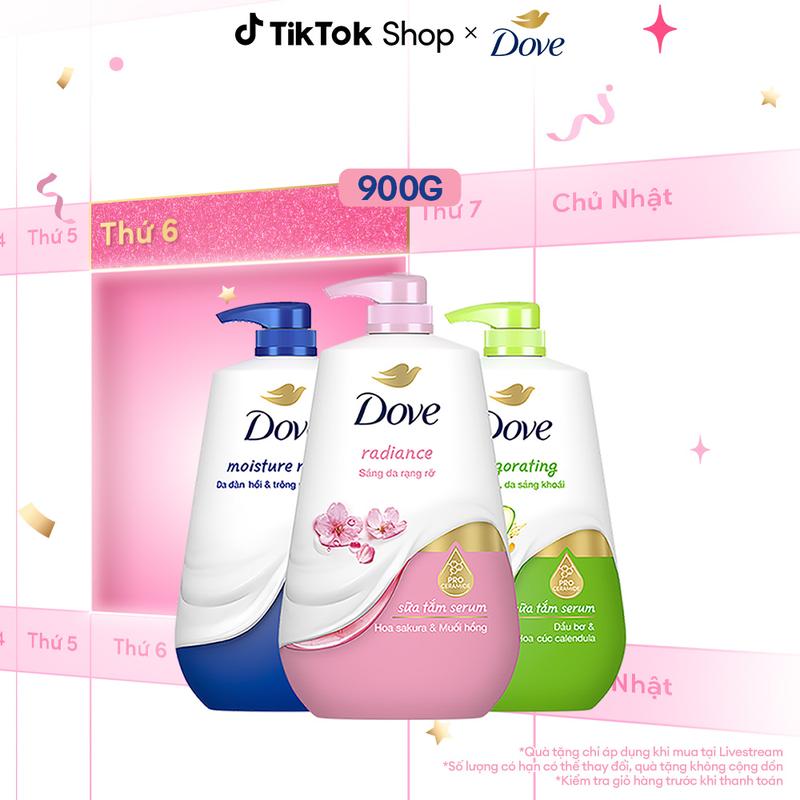 Sữa Tắm Serum Dove Pro-Ceramide Giúp Da Đàn Hồi Và Căng Bóng 900g 1