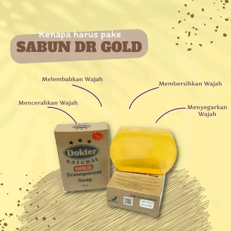 3in1 Paket Cream DR Gold ORIGINAL BPOM / Paket Cream Dokter Natural Gold / Cream Pemutih Wajah BPOM / Cream Wajah Semua Jenis Kulit 5
