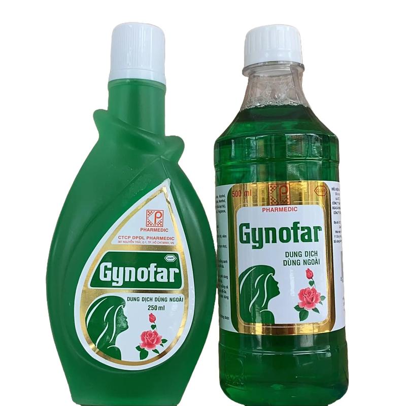 Dung dịch vệ sinh phụ nữ Gynofar, DDVS gynofar chai 250- 500ml