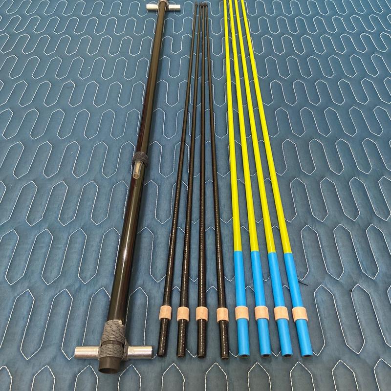 Bộ khung diều lắp ghép mẹ bồng con 2m10 full carbon làm sẵn