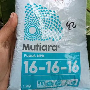 Pupuk mutiara 16-16-16 kemasan pabrik 1 kg Tanaman